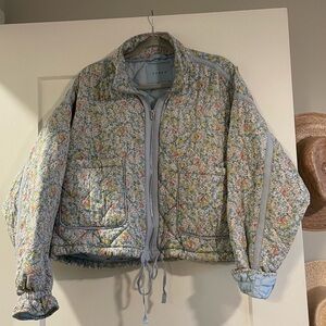 Blank NYC Floral Quilted Women's Jacket